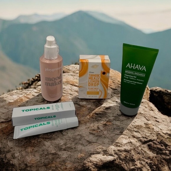 Travel Toiletry Bag with Hook, Zippered Organizer, Make-up & Beauty Products Lot - Picture 5 of 8